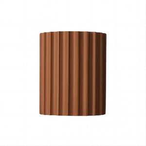 Modern Fluted Wall Light in Colourful Ribbed Resin Design