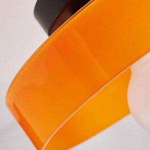 Morandi Glass Disc Orb Wall Light for Modern Interiors