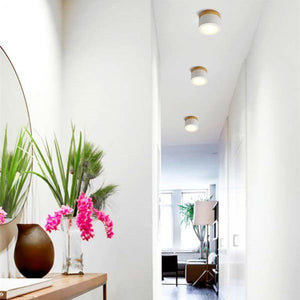 Modern Nordic Ceiling Light LED Wooden