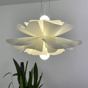 Nordic White Flower Pendant Light Modern Ceiling Fixture