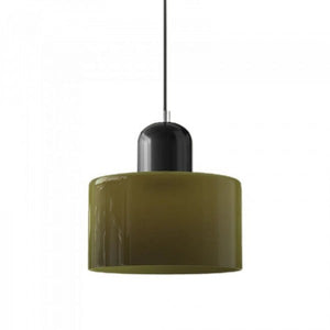Morandi Glass Cylinder Pendant Light