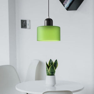 Morandi Glass Cylinder Pendant Light