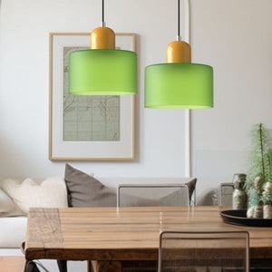 Morandi Glass Cylinder Pendant Light