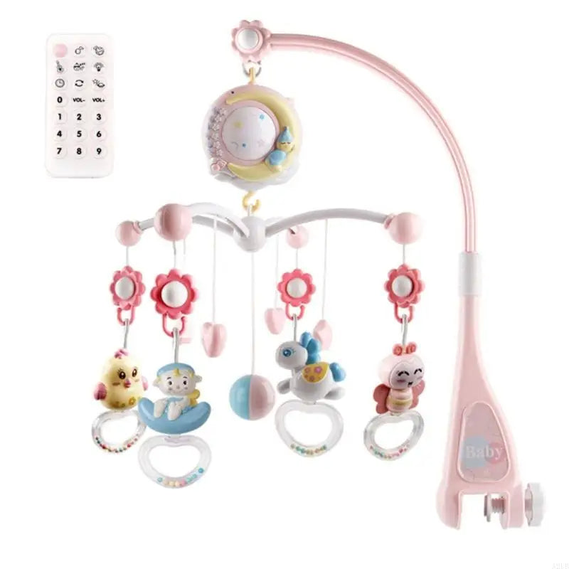 Baby Crib Mobile with Music, Lights, Projection, and Remote