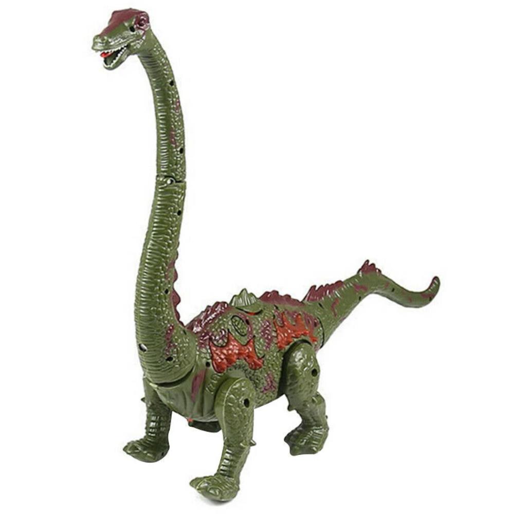 Electronic Led Walking Long Neck Dinosaur Brachiosaurus Lays Eggs (Red Or Green)