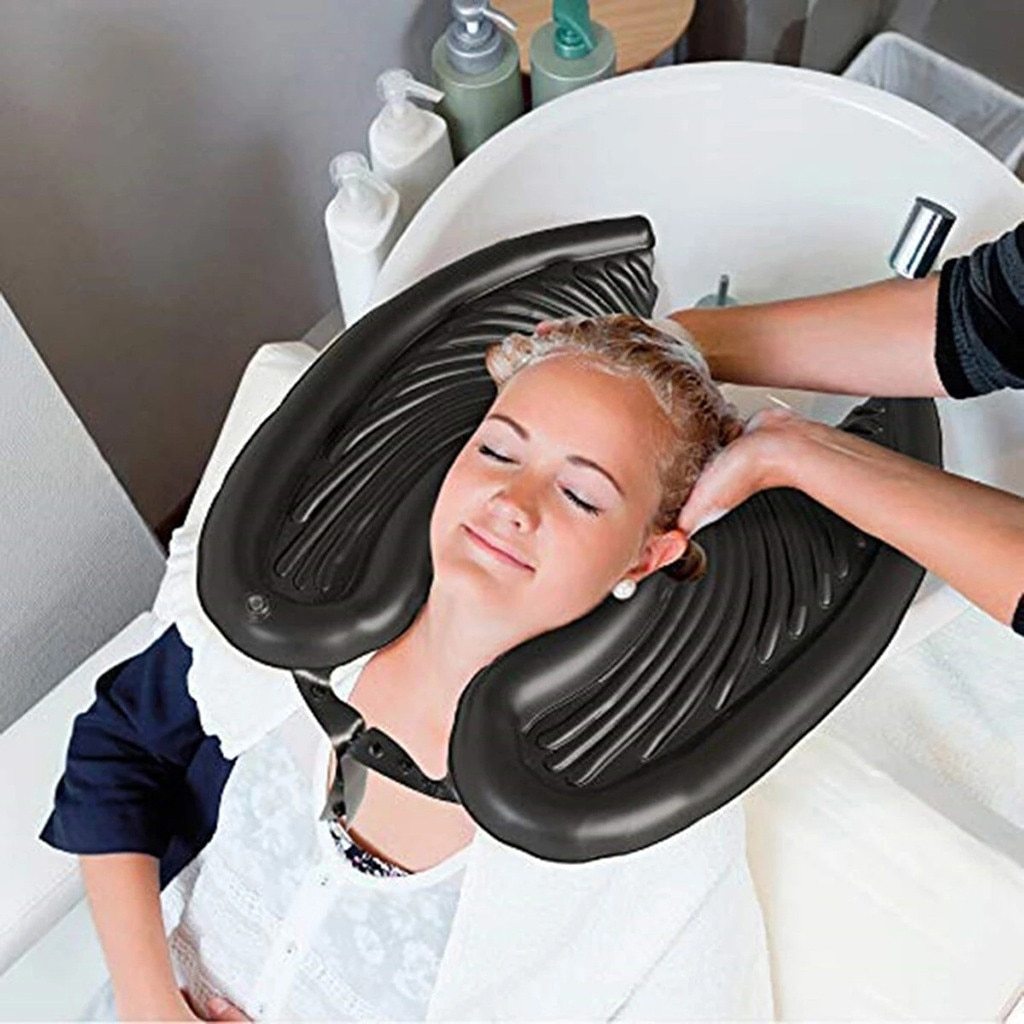 Inflatable Portable PVC Shampoo Basin for Home Medical Care