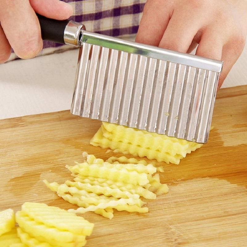 Multifunctional Stainless Steel Crinkle Cutter Knife For Vegetables