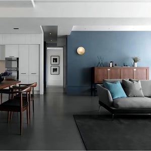 Pure Copper Marble Moon Wall Light