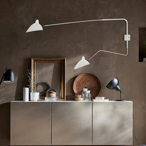 Modern Adjustable Wall Light With Long Swing Arm