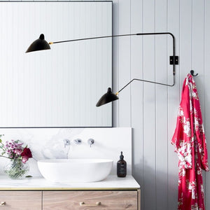 Modern Adjustable Wall Light With Long Swing Arm