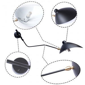 Modern Adjustable Wall Light With Long Swing Arm