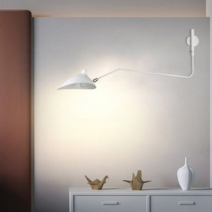 Modern Adjustable Wall Light With Long Swing Arm