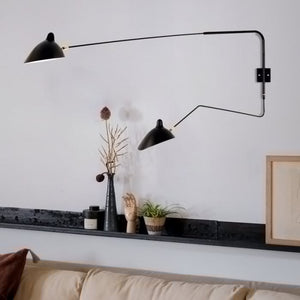 Modern Adjustable Wall Light With Long Swing Arm