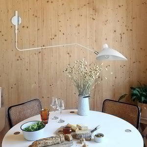 Modern Adjustable Wall Light With Long Swing Arm