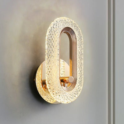 Modern Crystal Wall Lamp For Kitchen Bedroom Living Room