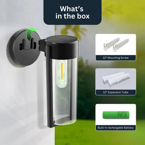Solar LED Wall Light Outdoor Waterproof Garden Fence Porch Lamp