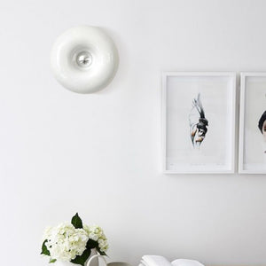 Orange Donut Wall Light with LED Touch Control