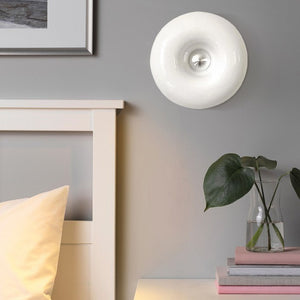 Orange Donut Wall Light with LED Touch Control