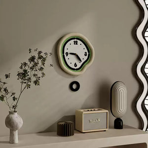 Cute Cream Wall Clock