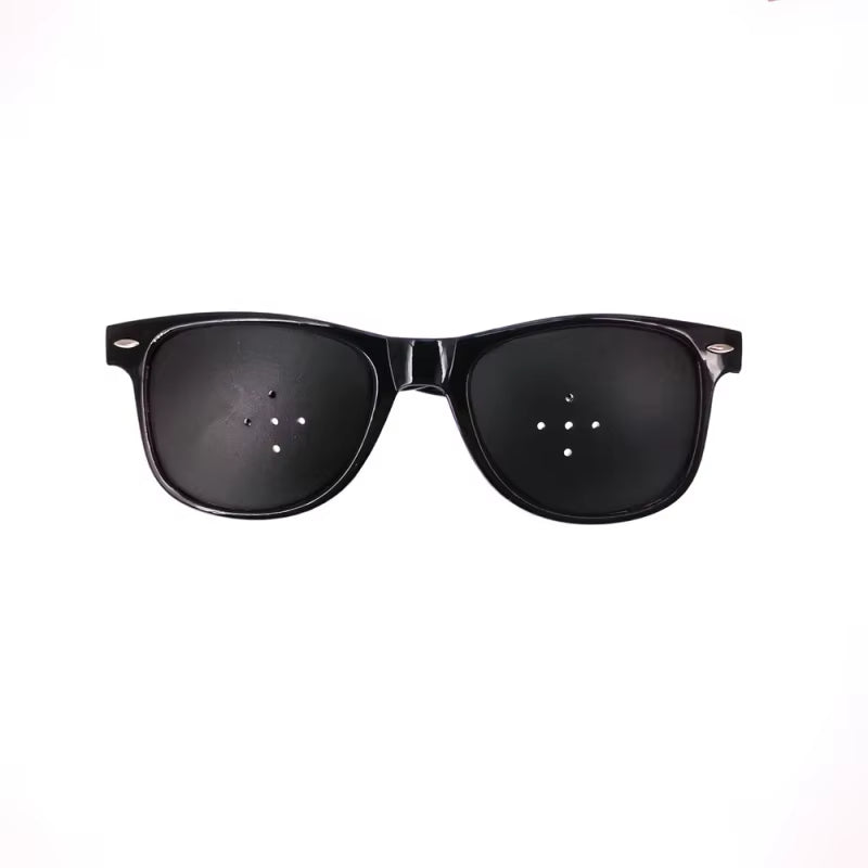 Pinhole Glasses for Vision Correction and Eye Relaxation