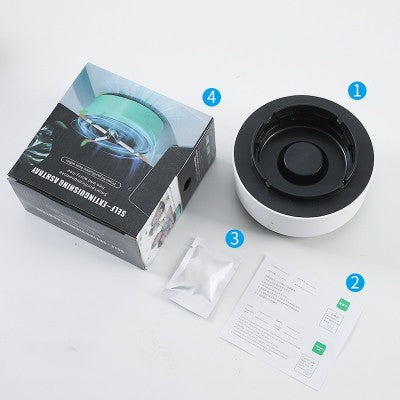 Air Purifier Intelligent Ashtray Smokeless Ashtray For Workplace Car Outdoor