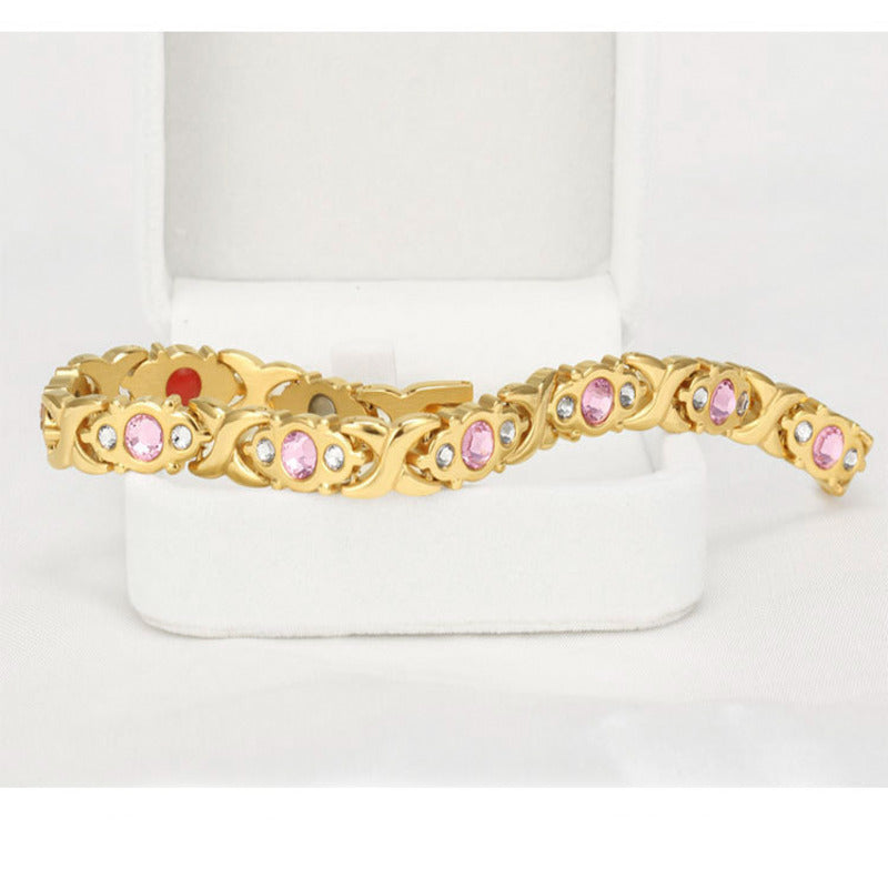 316L Stainless Steel Weight Loss Magnetic Bracelet For Women
