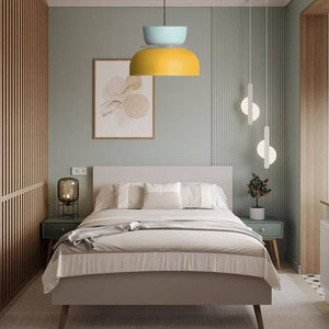 Glarefusion Nordic Simple Macaron Acrylic Chandelier