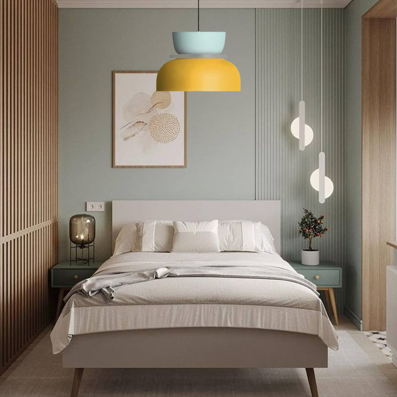 Glarefusion Nordic Simple Macaron Acrylic Chandelier