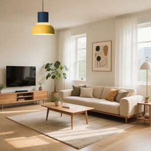 Glarefusion Nordic Simple Macaron Acrylic Chandelier