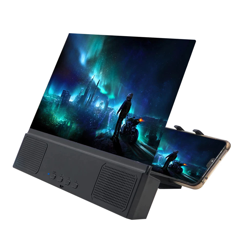 Screen Pal 12" Screen Magnifier With Bluetooth Speaker & Lazy Mount Bracket