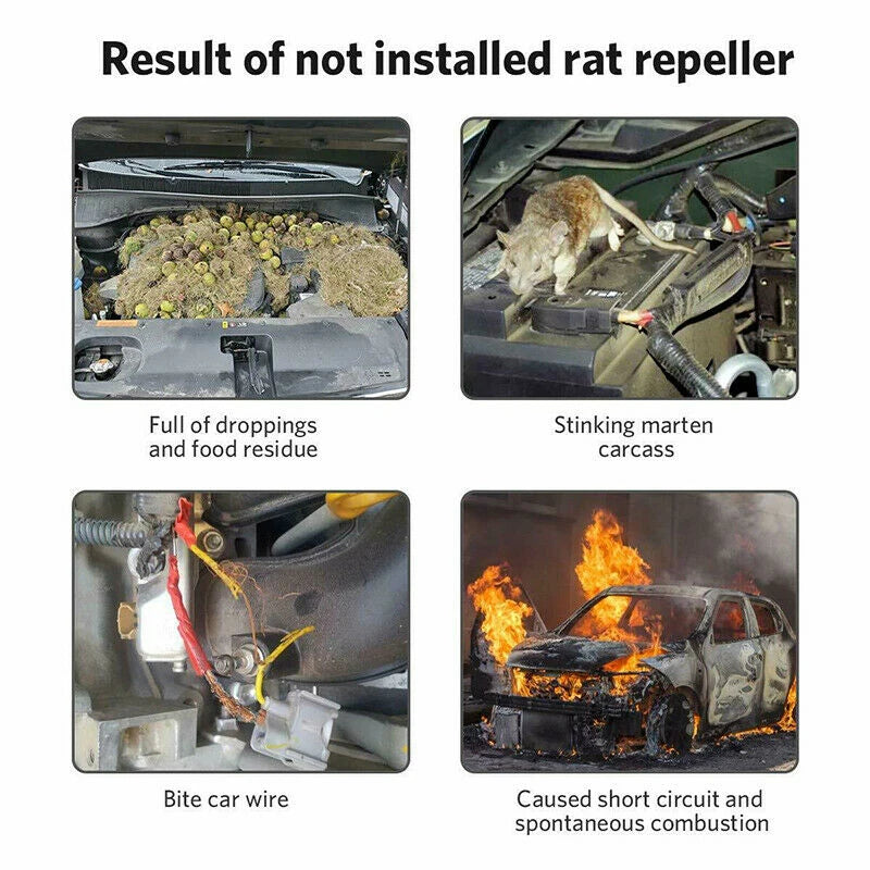 12V Ultrasonic Rodent Repeller For Car Engine Compartment Protection 1005006819148382-al