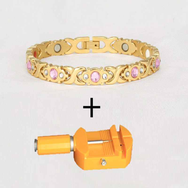 316L Stainless Steel Weight Loss Magnetic Bracelet For Women