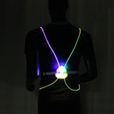 Led Running Vest With Flashing Lights - High Visibility For Night Safety