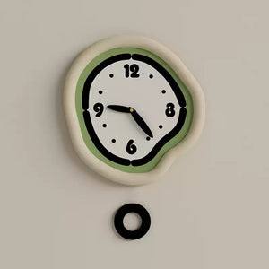 Cute Cream Wall Clock