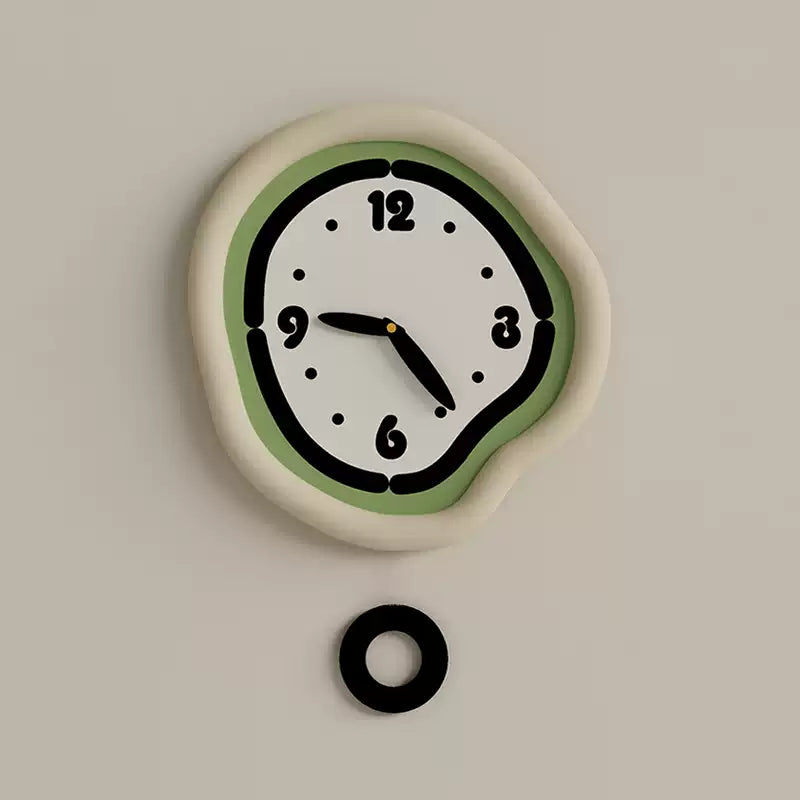 Cute Cream Wall Clock