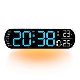 Creative New Wall Clock Multi-function Clock Living Room Clock Large Screen LED Digital Alarm Clock Timing 5502