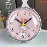 Fashion Simple Mini Suction Cup Wall Clock Bathroom Anti-fog Waterproof Clock Kitchen Clock Small Quartz Clock Table Clock 7cm