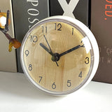 Fashion Simple Mini Suction Cup Wall Clock Bathroom Anti-fog Waterproof Clock Kitchen Clock Small Quartz Clock Table Clock 7cm