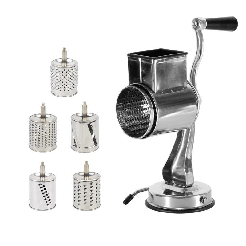 Multi-Functional Kitchen Rotary Food Grater/Shredder/Slicer