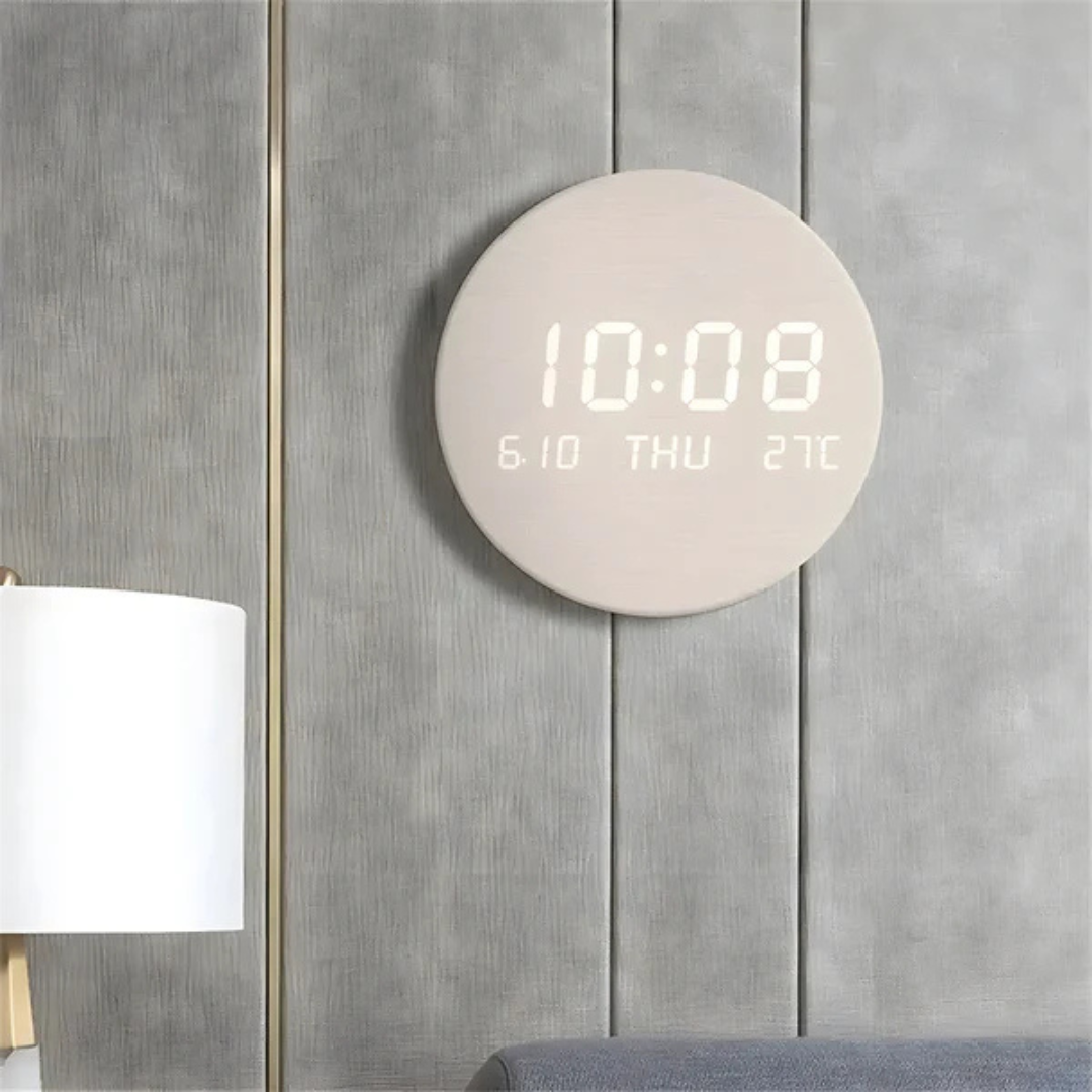 Lumi - Modern Digital LED Wall Clock