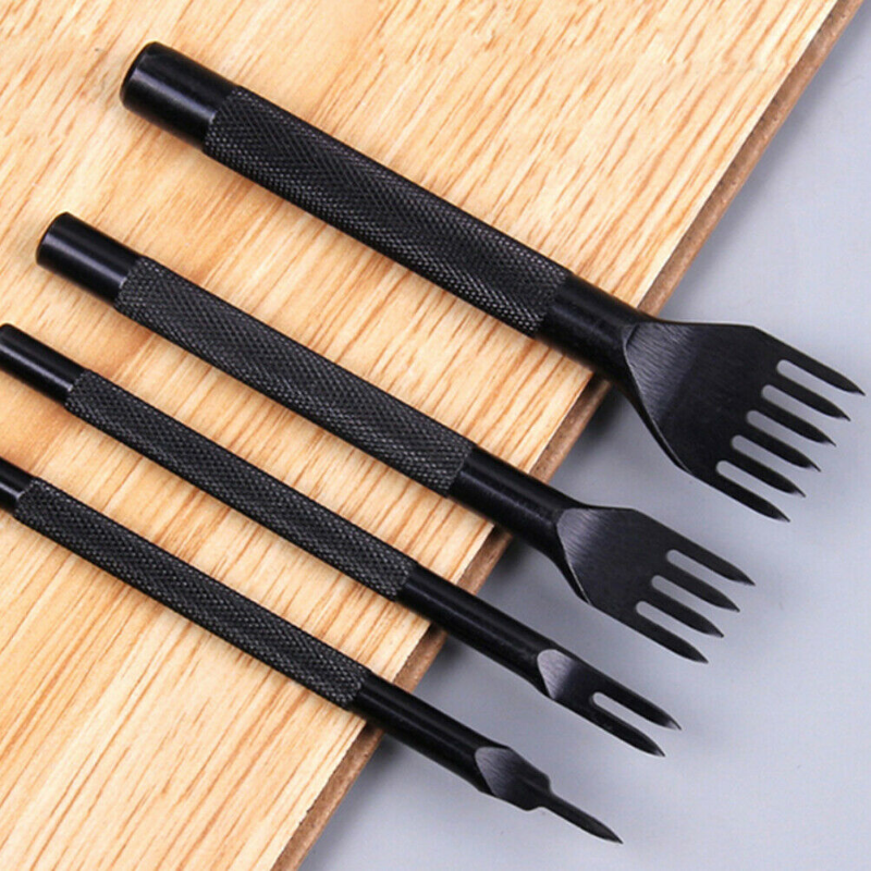 18-Piece Leather Craft Tools Kit - Leather Working Tools for Beginners - DIY Leather Working Essentials