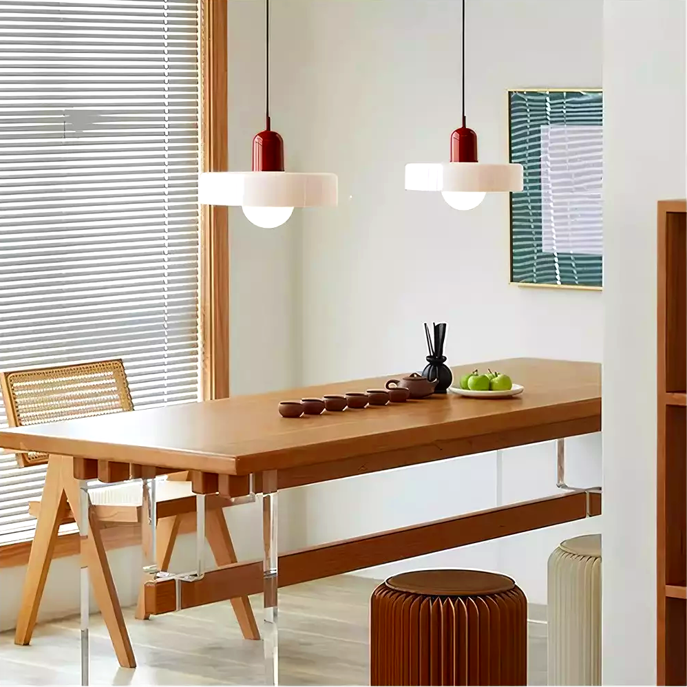 Glarefusion Modern Bauhaus Glass LED Pendant Light