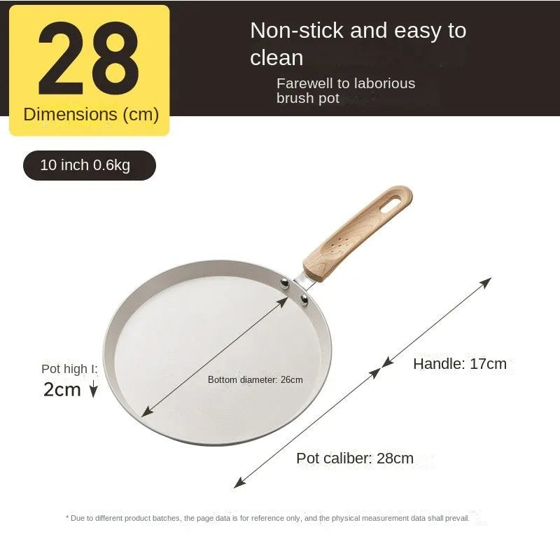 24Cm Nonstick Crepe Pan Aluminum Alloy Griddle For Gas Induction 1005007134573700-28CM