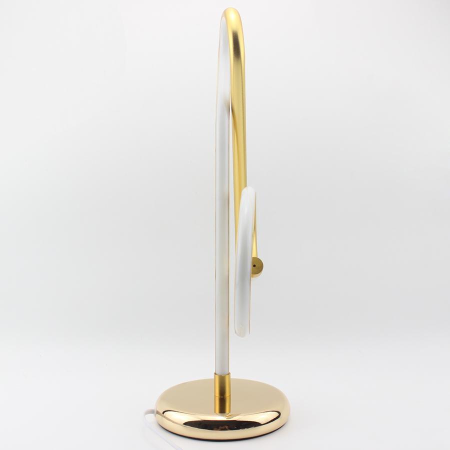 21W Modern Golden Music Note Led Desk Lamp For Bedroom Bedside Night Light