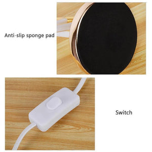 21W Modern Golden Music Note Led Desk Lamp For Bedroom Bedside Night Light