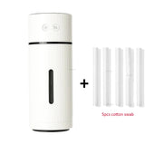 260Ml Wireless Ultrasonic Cool Mist Humidifier With Led Night Light 1005002388146817-White