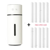 260Ml Wireless Ultrasonic Cool Mist Humidifier With Led Night Light 1005002388146817-White