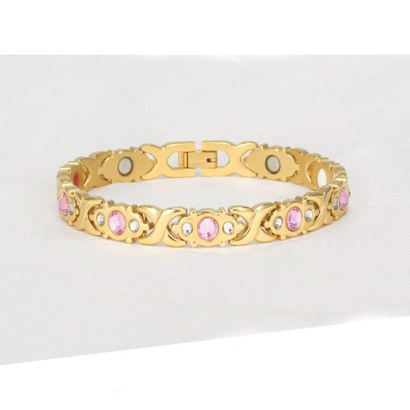 316L Stainless Steel Weight Loss Magnetic Bracelet For Women