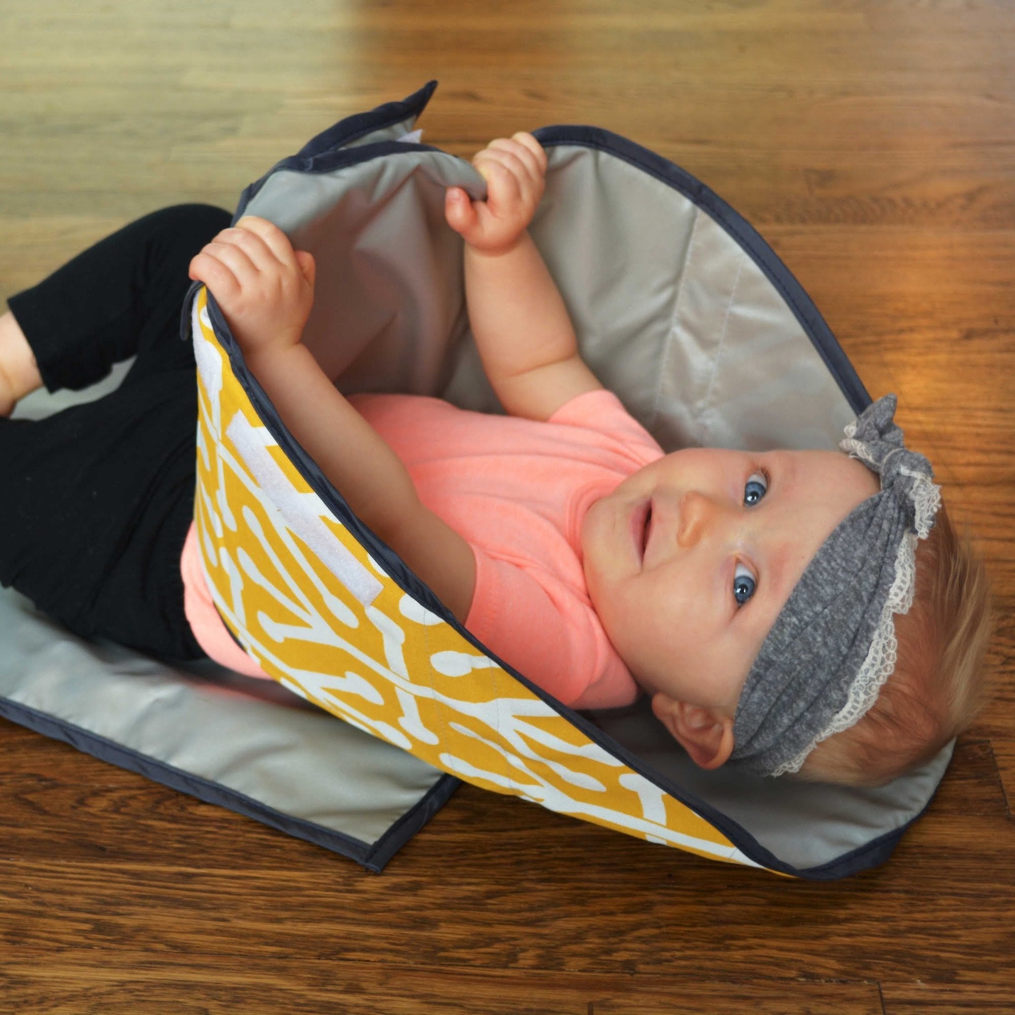 3 In 1 Waterproof Changing Pad Diaper Travel Multifunction Portable Baby