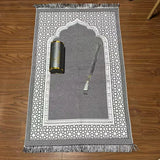 3 Piece Muslim Prayer Mat Set With Bag And Beads 1005008404522827-B-03